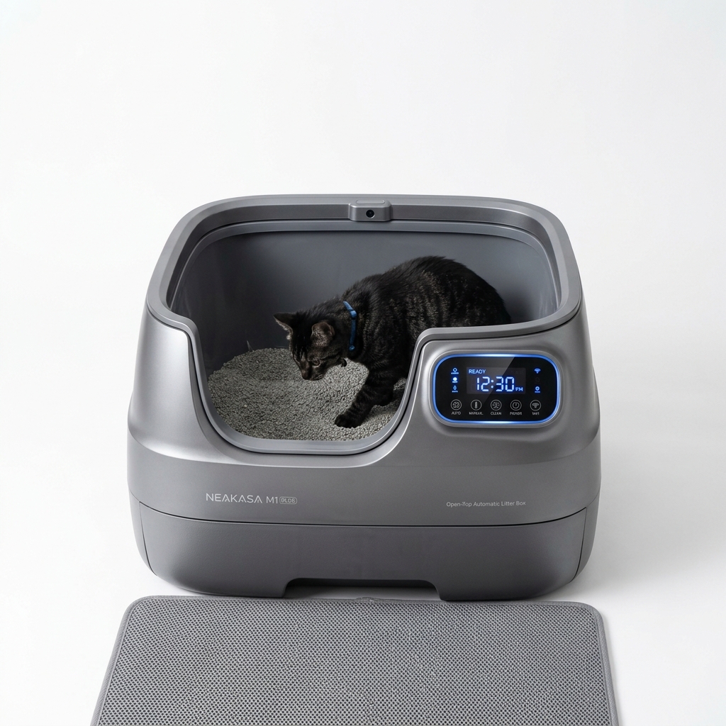 Neakasa M1 Plus Automatic Open-Top Cat Litter Box with 2-Year Protection Plan